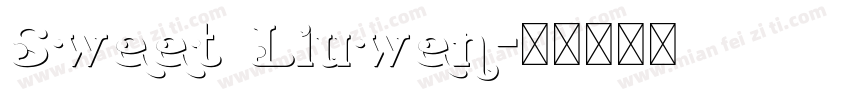 Sweet Liuwen字体转换